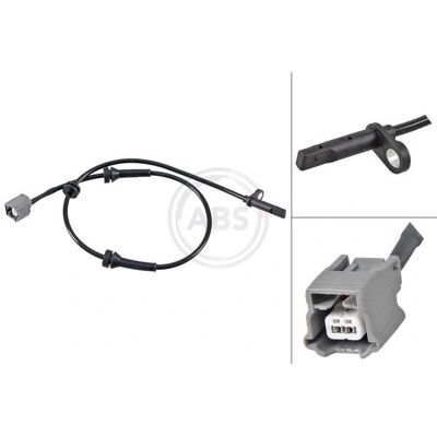 Hjulsensor - 31640 - Aktiv, Grå, 670mm Hjulsensor - 31640 - Aktiv, Grå, 670mm