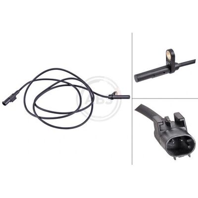 A.B.S. ABS-Sensor - 31528 - Aktiver Sensor - Schwarz - 1685mm A.B.S. ABS-Sensor - 31528 - Aktiver Sensor - Schwarz - 1685mm