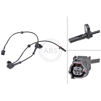 Sensore velocità ruota - Mazda 3 anteriore - Attivo, Grigio, 975mm Sensore velocità ruota - Mazda 3 anteriore - Attivo, Grigio, 975mm