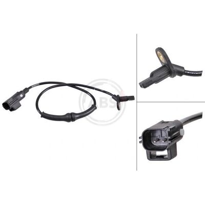 A.B.S. 31703 ABS Sensor - ABS Sensor - Schwarz A.B.S. 31703 ABS Sensor - ABS Sensor - Schwarz