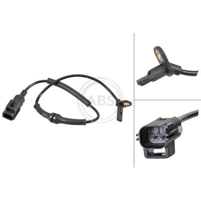 A.B.S. 31704 Sensor - Aktiv, Sort, 450mm Kabel - Til Jaguar A.B.S. 31704 Sensor - Aktiv, Sort, 450mm Kabel - Til Jaguar