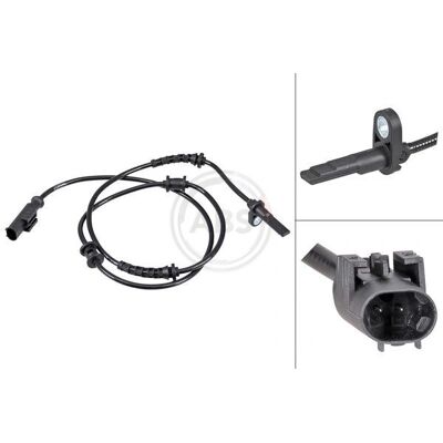 A.B.S. 31770 ABS Sensor - Sensor, Raddrehzahl, Active, Black A.B.S. 31770 ABS Sensor - Sensor, Raddrehzahl, Active, Black