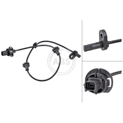 A.B.S. Raddrehzahlsensor - Honda Jazz - Schwarz - Aktiv A.B.S. Raddrehzahlsensor - Honda Jazz - Schwarz - Aktiv