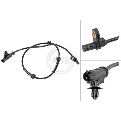 A.B.S. Raddrehzahlsensor für Nissan Tiida - Aktiv, Schwarz A.B.S. Raddrehzahlsensor für Nissan Tiida - Aktiv, Schwarz