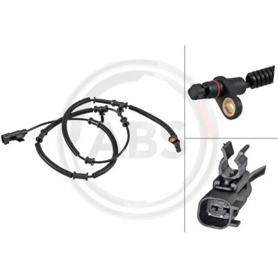 A.B.S. 31823 ABS Sensor - Raddrehzahlsensor für Chrysler & Lancia A.B.S. 31823 ABS Sensor - Raddrehzahlsensor für Chrysler & Lancia