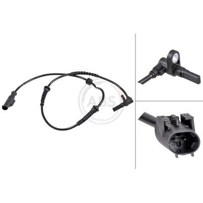 Sensore di velocità ruota attivo nero Modello 31833 di A.B.S. - Wheel Speed Sensor Sensore di velocità ruota attivo nero Modello 31833 di A.B.S. - Wheel Speed Sensor