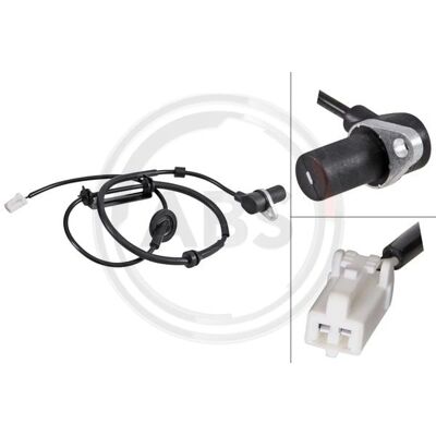 Sensor de velocidad de rueda A.B.S. 31837 - Para Hyundai Santa Fé Sensor de velocidad de rueda A.B.S. 31837 - Para Hyundai Santa Fé