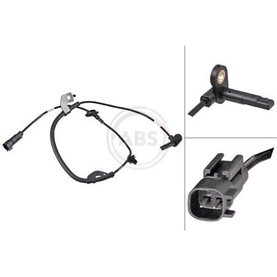 A.B.S. Radgeschwindigkeits-Sensor - 31672 - Vorderseite rechts - Für Mitsubishi Lancer A.B.S. Radgeschwindigkeits-Sensor - 31672 - Vorderseite rechts - Für Mitsubishi Lancer