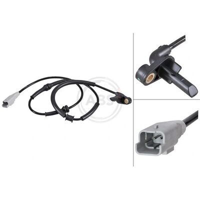 A.B.S. Raddrehzahlsensor - Hinten Rechts - Grau A.B.S. Raddrehzahlsensor - Hinten Rechts - Grau