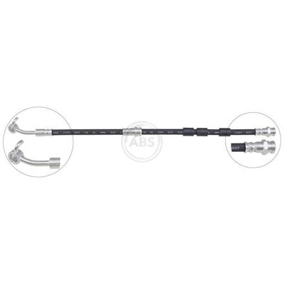 A.B.S. Bremsschlauch - M10x1.0 Banjo - 467mm Länge - Mazda D10E43990A A.B.S. Bremsschlauch - M10x1.0 Banjo - 467mm Länge - Mazda D10E43990A