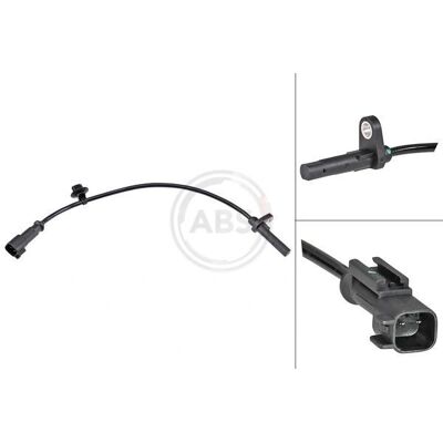 A.B.S. 30188 ABS-Sensor - Aktiv, 300mm, Schwarz - ABS Sensor A.B.S. 30188 ABS-Sensor - Aktiv, 300mm, Schwarz - ABS Sensor
