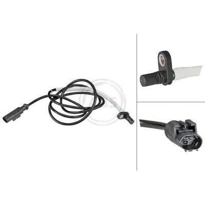 Sensore freno A.B.S. 30191 - Passivo, 1320mm, nero, per Iveco Daily Sensore freno A.B.S. 30191 - Passivo, 1320mm, nero, per Iveco Daily