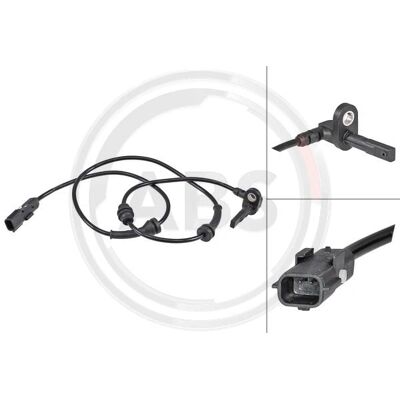 A.B.S. 30208 Radgeschwindigkeits-Sensor - Sensor für Radgeschwindigkeit A.B.S. 30208 Radgeschwindigkeits-Sensor - Sensor für Radgeschwindigkeit