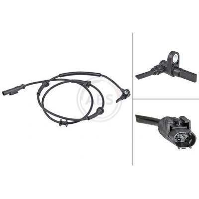 A.B.S. 30222 Aktiver ABS Sensor - Radgeschwindigkeit - Fiat Panda, Lancia Ypsilon A.B.S. 30222 Aktiver ABS Sensor - Radgeschwindigkeit - Fiat Panda, Lancia Ypsilon