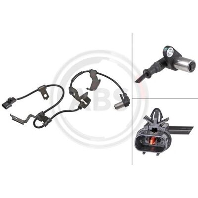 A.B.S. 31904 Sensor de velocidad de rueda - Mitsubishi L200 III Pickup A.B.S. 31904 Sensor de velocidad de rueda - Mitsubishi L200 III Pickup