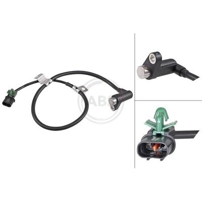 A.B.S. 31905 Sensor de velocidad de rueda - Para Mitsubishi L200 A.B.S. 31905 Sensor de velocidad de rueda - Para Mitsubishi L200