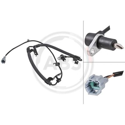 Sensor de velocidad de rueda A.B.S. 31924 - Gris para Nissan Navara NP300 Sensor de velocidad de rueda A.B.S. 31924 - Gris para Nissan Navara NP300