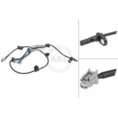 Sensor de velocidad de rueda A.B.S. 31957 - Activo, Gris, 990mm Sensor de velocidad de rueda A.B.S. 31957 - Activo, Gris, 990mm