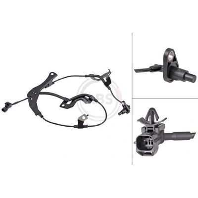 A.B.S. 32002 Raddrehzahlsensor - aktiv, 1190mm, schwarz - Raddrehzahlsensor A.B.S. 32002 Raddrehzahlsensor - aktiv, 1190mm, schwarz - Raddrehzahlsensor