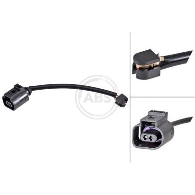 A.B.S. remblokkenslijtage sensor voor Porsche Cayenne - 145mm A.B.S. remblokkenslijtage sensor voor Porsche Cayenne - 145mm