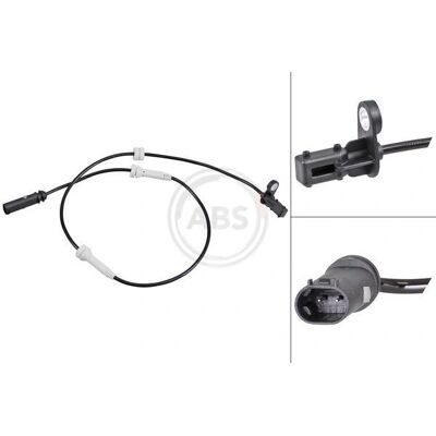 Sensor de ABS A.B.S. 32053 - Negro para BMW G11 G12 F90 G30 G31 G32 Sensor de ABS A.B.S. 32053 - Negro para BMW G11 G12 F90 G30 G31 G32