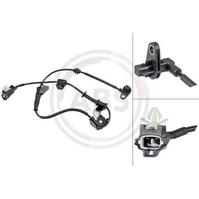 A.B.S. Hjulhastighedssensor til Kia Picanto II - Aktiv, 855mm, Sort A.B.S. Hjulhastighedssensor til Kia Picanto II - Aktiv, 855mm, Sort