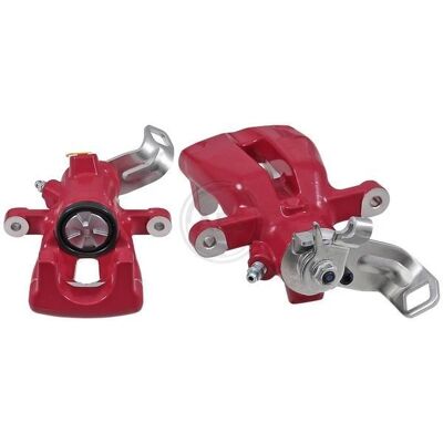 A.b.s. Pinza de freno - Eje trasero, Rojo, Aluminio - Para Mini A.b.s. Pinza de freno - Eje trasero, Rojo, Aluminio - Para Mini
