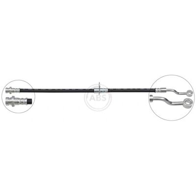 Tubo del freno flessibile A.B.S. SL 1373 - Tubo freno Tubo del freno flessibile A.B.S. SL 1373 - Tubo freno