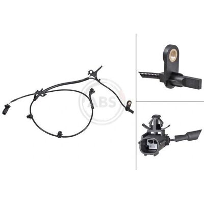 Sensore velocità ruota A.B.S. 32196 per Toyota Yaris - Attivo, Nero, 1205mm Sensore velocità ruota A.B.S. 32196 per Toyota Yaris - Attivo, Nero, 1205mm