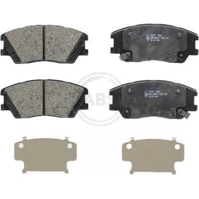 A.B.S. - 35345 - Kia Soul - Bremsbelagsatz A.B.S. - 35345 - Kia Soul - Bremsbelagsatz