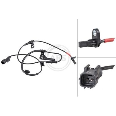 Sensor de velocidad de rueda A.B.S. 32292 - Derecha trasera Hyundai Sensor de velocidad de rueda A.B.S. 32292 - Derecha trasera Hyundai