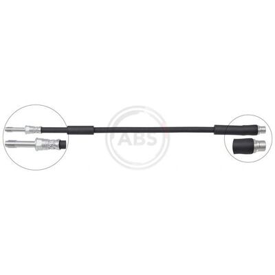 Manguera de freno A.B.S. - 465mm, M10x1.0 - Pieza de freno para Mercedes-Benz y Volkswagen Manguera de freno A.B.S. - 465mm, M10x1.0 - Pieza de freno para Mercedes-Benz y Volkswagen