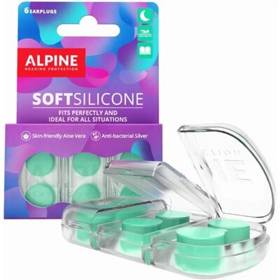 Alpine SoftSilicone Wiederverwendbare Gehörschutzstöpsel Alpine SoftSilicone Wiederverwendbare Gehörschutzstöpsel