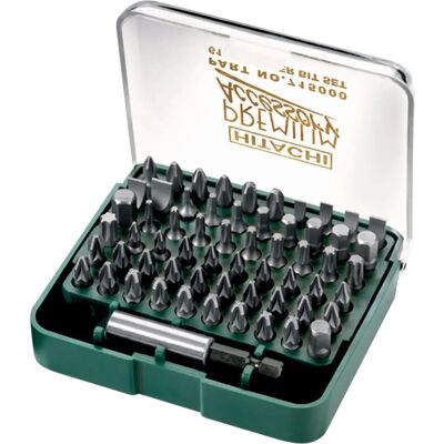 HiKOKI 61-Piece Assorted Screwdriver Bit Set HiKOKI 61-Piece Assorted Screwdriver Bit Set