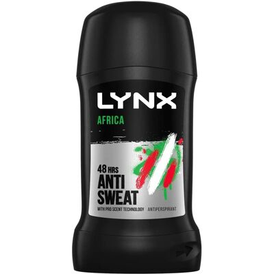 Lynx Africa Men Deodorant Stick - 48H Protection - 50ml Lynx Africa Men Deodorant Stick - 48H Protection - 50ml