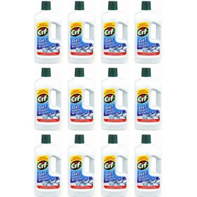 CIF Gel Bagno Brillante - Gel Pulitore da 750ML - Rimuove le Macchie d'Acqua CIF Gel Bagno Brillante - Gel Pulitore da 750ML - Rimuove le Macchie d'Acqua