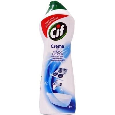 Cif Crème Micro-particules 750ml - Nettoyant multiusages - Publicité Cif Crème Micro-particules 750ml - Nettoyant multiusages - Publicité