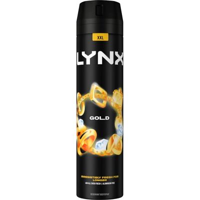 Lynx XXL Gold 48-Hour Fragrance Body Spray - Men’s Deodorant Lynx XXL Gold 48-Hour Fragrance Body Spray - Men’s Deodorant
