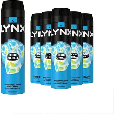 Lynx 48H Fresh Ice Chill - Deodorant Body Spray - 3 Pack Lynx 48H Fresh Ice Chill - Deodorant Body Spray - 3 Pack