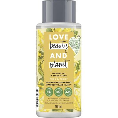 LOVE BEAUTY AND PLANET Shampoo réparateur Oasis - 400 ml - Publicité LOVE BEAUTY AND PLANET Shampoo réparateur Oasis - 400 ml - Publicité