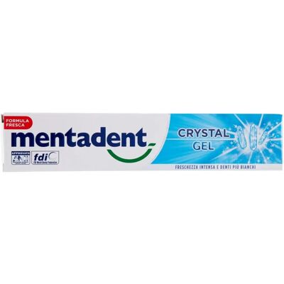 Mentadent Dentifricio Crystal Gel - Dentifricio Mentadent Dentifricio Crystal Gel - Dentifricio
