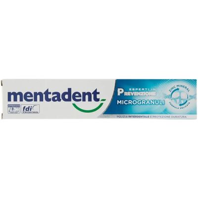 Unilever Mentadent Microgranuli Dentifricio - Protezione dalla placca con Antibatterico - 75 ml Unilever Mentadent Microgranuli Dentifricio - Protezione dalla placca con Antibatterico - 75 ml