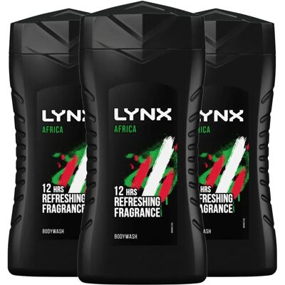 Lynx Africa Refreshing Energy Boost Shower Gel - 30x50ml Lynx Africa Refreshing Energy Boost Shower Gel - 30x50ml