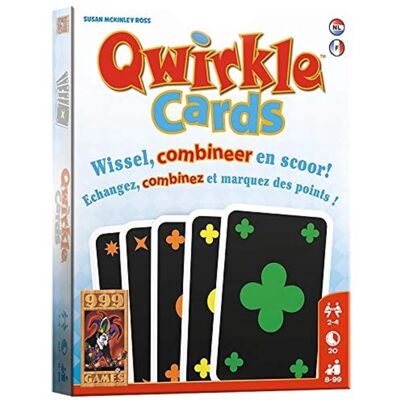 999 Games Qwirkle Kaarten - Gezelschapsspel - 8+ 999 Games Qwirkle Kaarten - Gezelschapsspel - 8+