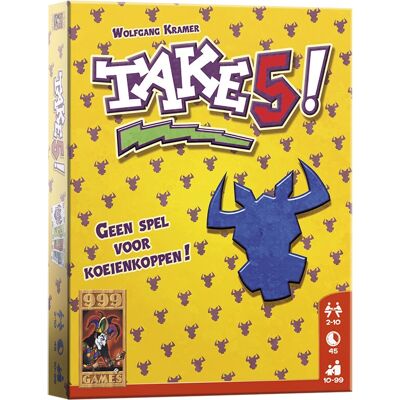 Jeu de Cartes 999 GAMES Take 5! - Jaune, 105 pièces - Publicité Jeu de Cartes 999 GAMES Take 5! - Jaune, 105 pièces - Publicité