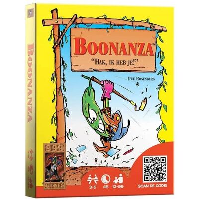 Jeu de Cartes 999 GAMES Boonanza - Stratégie & Échange - Publicité Jeu de Cartes 999 GAMES Boonanza - Stratégie & Échange - Publicité