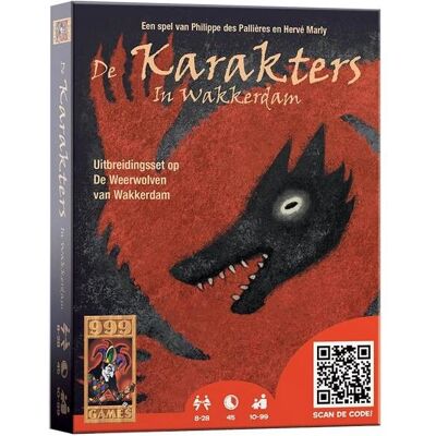 999 Games Wakkerdam Werwölfe: Charaktere Erweiterung - Brettspiel 999 Games Wakkerdam Werwölfe: Charaktere Erweiterung - Brettspiel