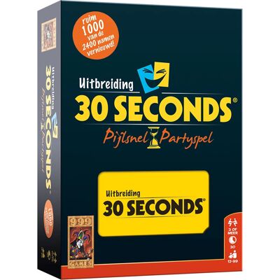 999 Games 30 Seconds uitbreiding - uitdaging & variatie 999 Games 30 Seconds uitbreiding - uitdaging & variatie
