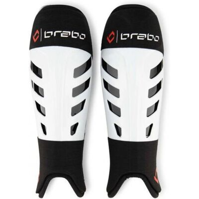 Brabo F1.1 Wasbare Scheenbeschermer Zwart-Wit - Unisex Brabo F1.1 Wasbare Scheenbeschermer Zwart-Wit - Unisex