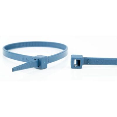 WKK 150196671 Kabelbinder Releasable Metall Kunststoff Blau - Kabelbinder WKK 150196671 Kabelbinder Releasable Metall Kunststoff Blau - Kabelbinder